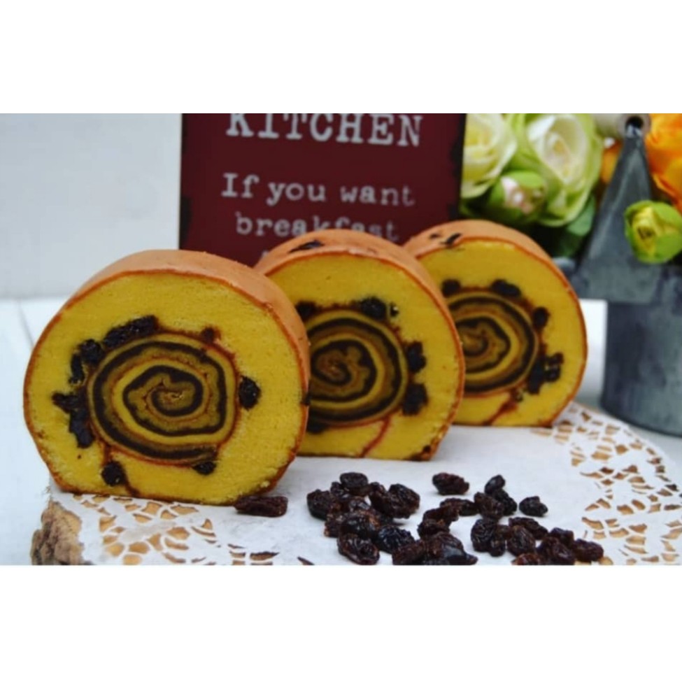 

Holiday Roll Raisin / kismis Malica Cake Resep Kuno