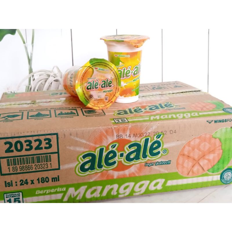 

Ale ale Mangga 180 ml ( 1 dus = 24 pcs )