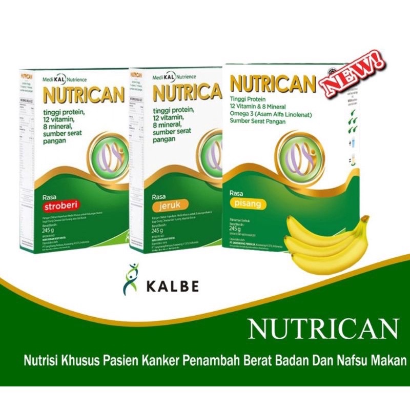 

NUTRICAN /PASIEN/KANKER/TINGGI/PROTEIN/PEMULIHAN/KEMOTERAPI/NUTREN/PEPTISOL/ENSURE
