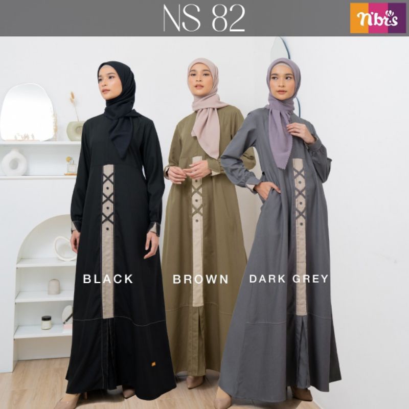 Gamis Nibras NS 82 Nibra's Nibras Terbaru Nibras 2024