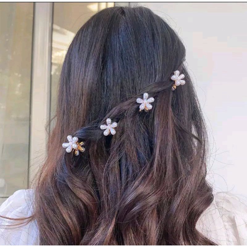 Kep Rambut Bunga Daisy Korea, Jepit Rambut Korea