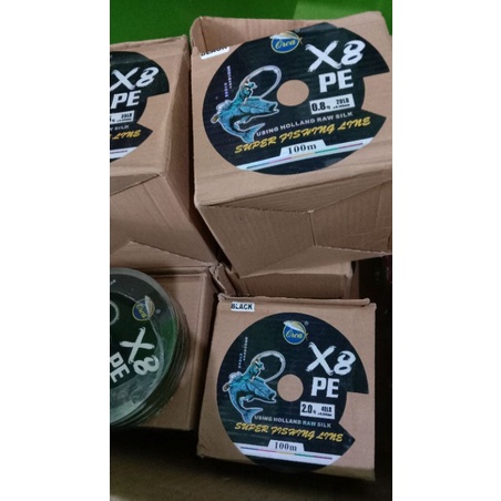 Senar PE Orca X8 hitam connecting