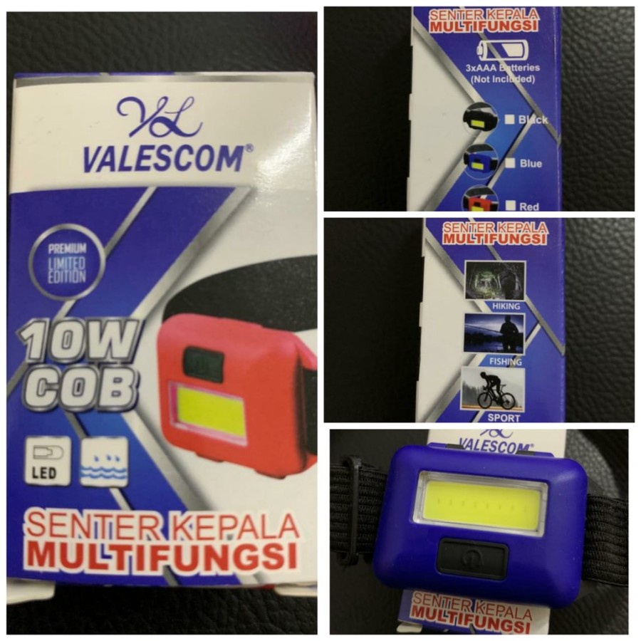 COD SENTER KEPALA LED MULTIFUNGSI VALESCOM 10 WATT COB