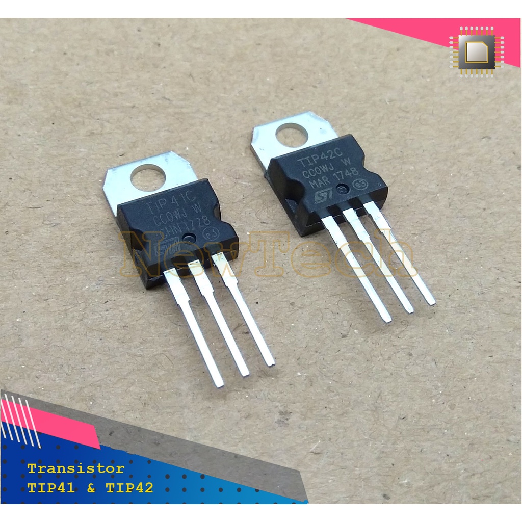 Transistor TIP41 & TIP42 TIP41C TIP42C TIP 41 42 Sepasang