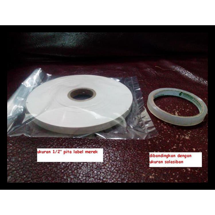 

Termurah Pita Laundry Roll Kain Kertas 1/2 Inch (13Mm) Penanda Label Tag Gun Cuci Gudang