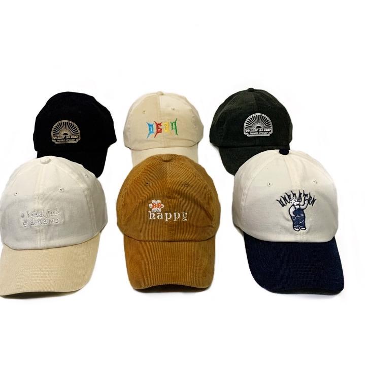 Lagi Tren.. DEEPNEVE CORDUROY MODEL BASEBALL CAP | POLO CAP 002
