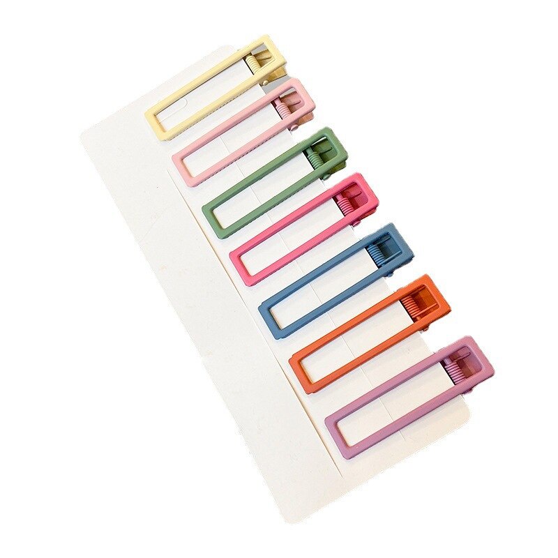 7pcs/set Jepitan Rambut Korea Model Silang Lucu/Aksesoris Rambut Hairpin Poni Import wanita Aksesoris