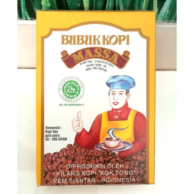 

Bubuk kopi MASSA 500gr KASAR