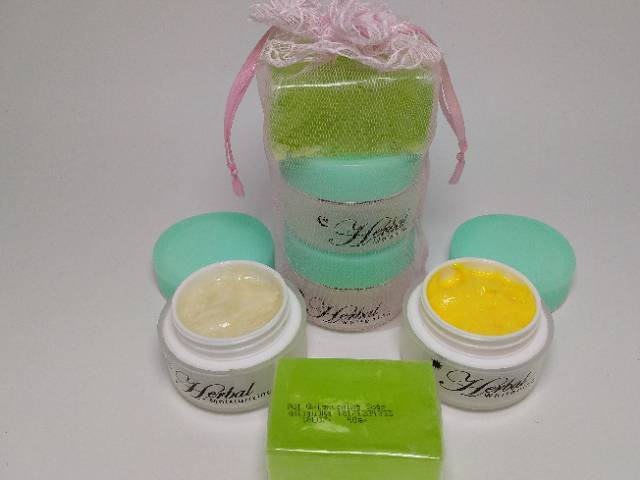 CREAM HERBAL HIJAU PAKET RACIKAN KWALITAS 1