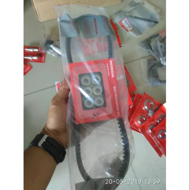 van belt v belt plus roller beat fi scoopy fi vario 110 fi spacy fi 2012 - 2014 23100-kzl-ba0