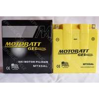 Aki motor yamaha vega motobatt MTX5AL accu gel kering ORI