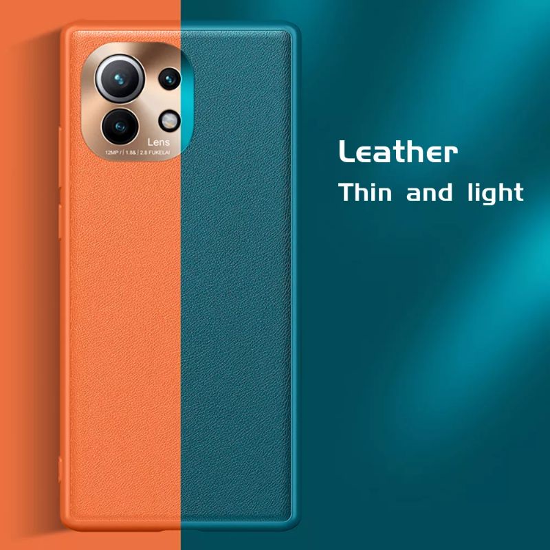 Case Xiaomi Mi 11 Lite / 12 / 12 Pro Softcase Vegan Leather Texture