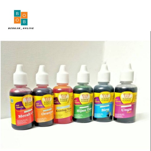 

Koepoe Pewarna Cair kemasan 30ml