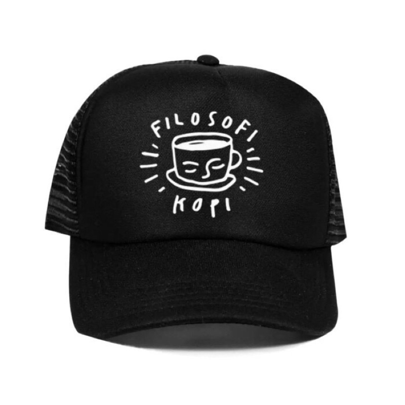 [COD] Topi Jaring Trucker FILOSOFI KOPI Model Terbaru