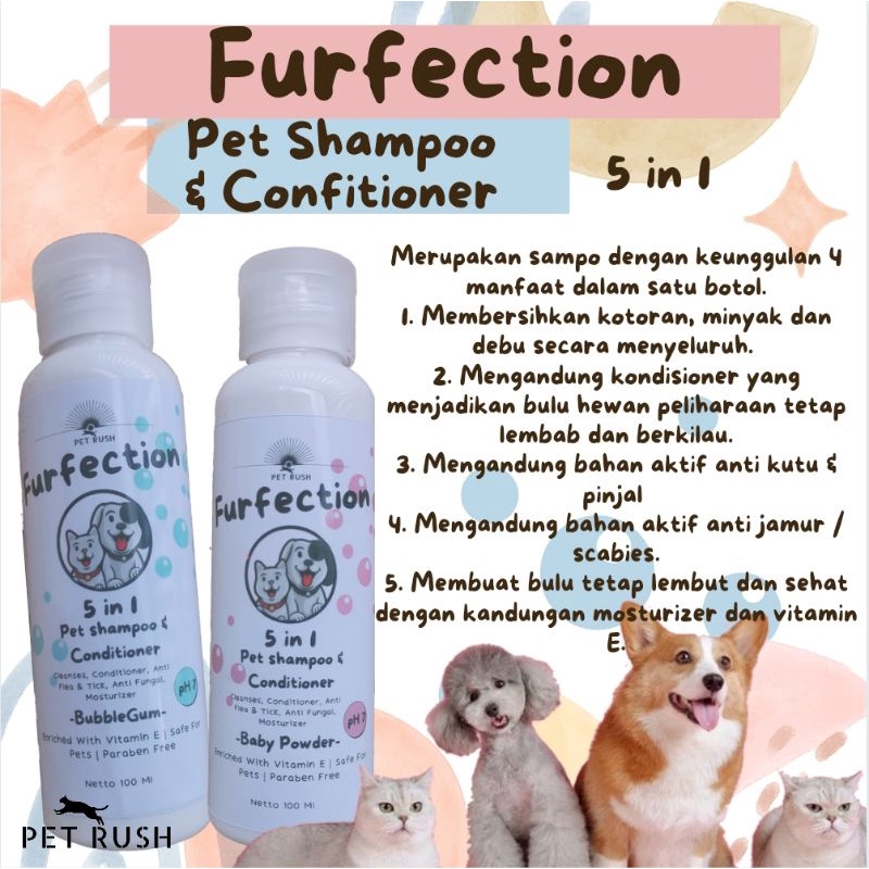 Sampo kucing anti kutu dan jamur 100 ml