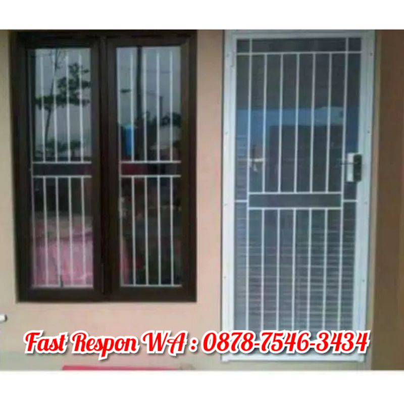 Jual PINTU TRALIS BESI / PINTU DOBEL-DOUBLE / PINTU KASA NYAMUK / PINTU