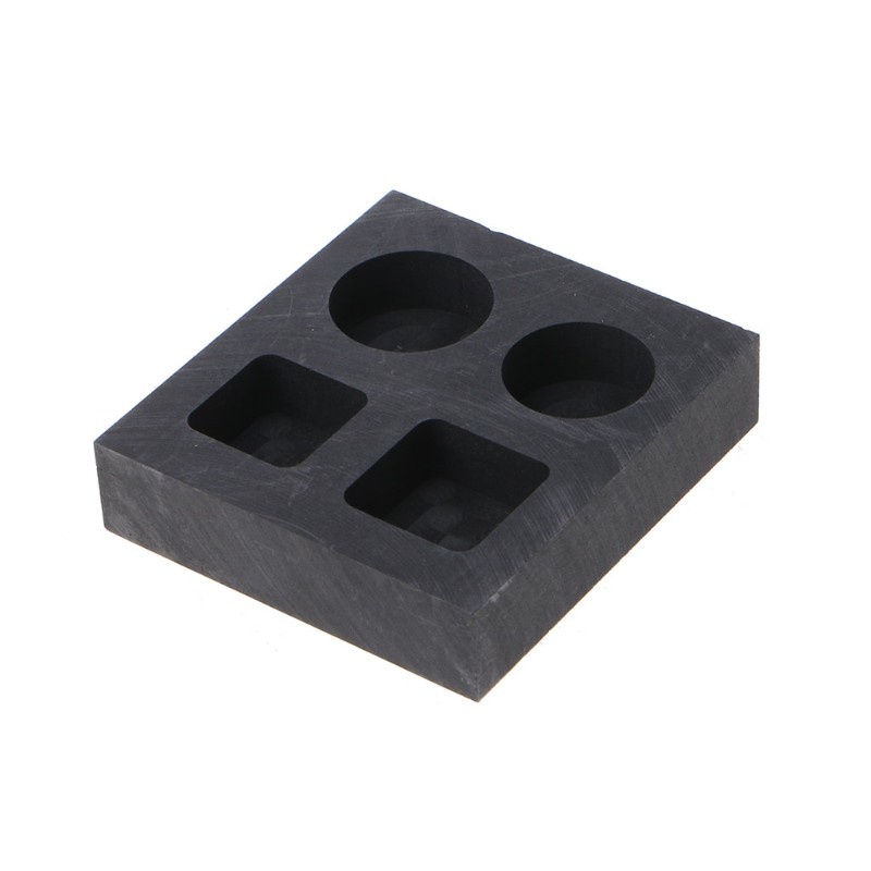 Cetakan Graphite Crucible Untuk Melelehkan Logam / Emas / Silver