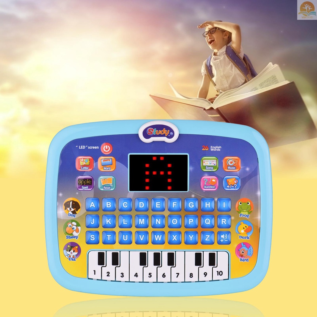 (MMOI) Mainan Edukasi Tablet Layar LED 8 Mode Untuk Anak 3-6 Tahun