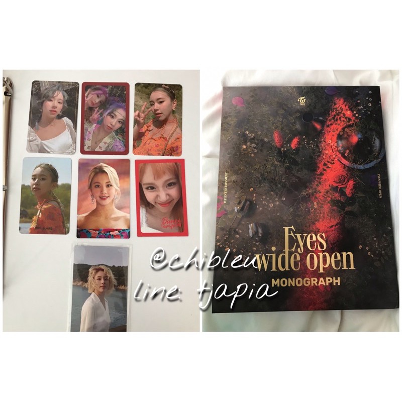 TWICE (Photocard PC Twice Chaeyoung Monograph Season’s Greetings, More and More, Summer Nights)