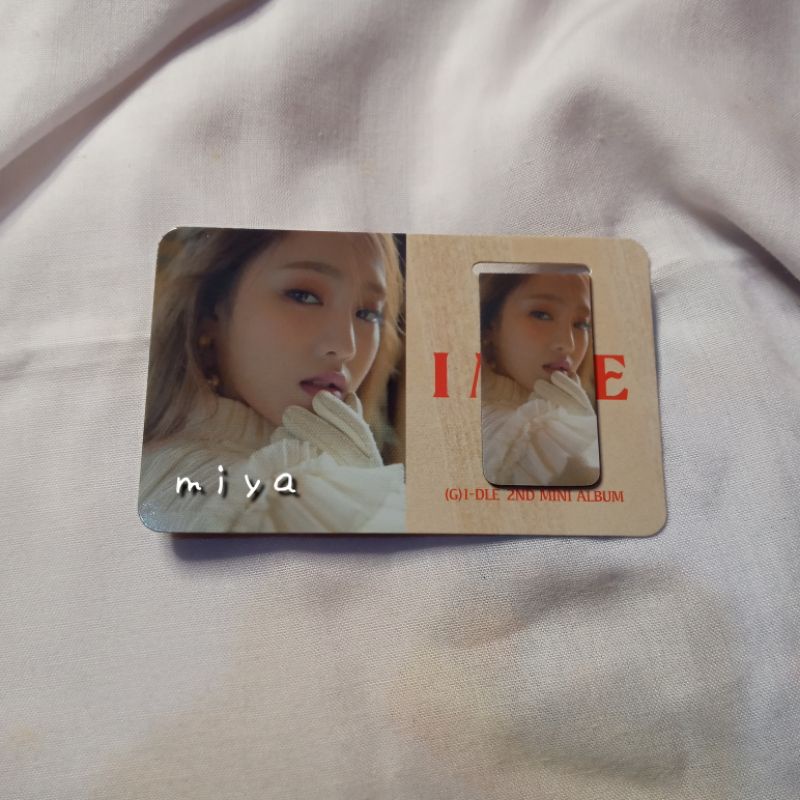 (G)I-DLE MINNIE SENORITA FANSIGN WINNER MAGNET PHOTOCARD PC
