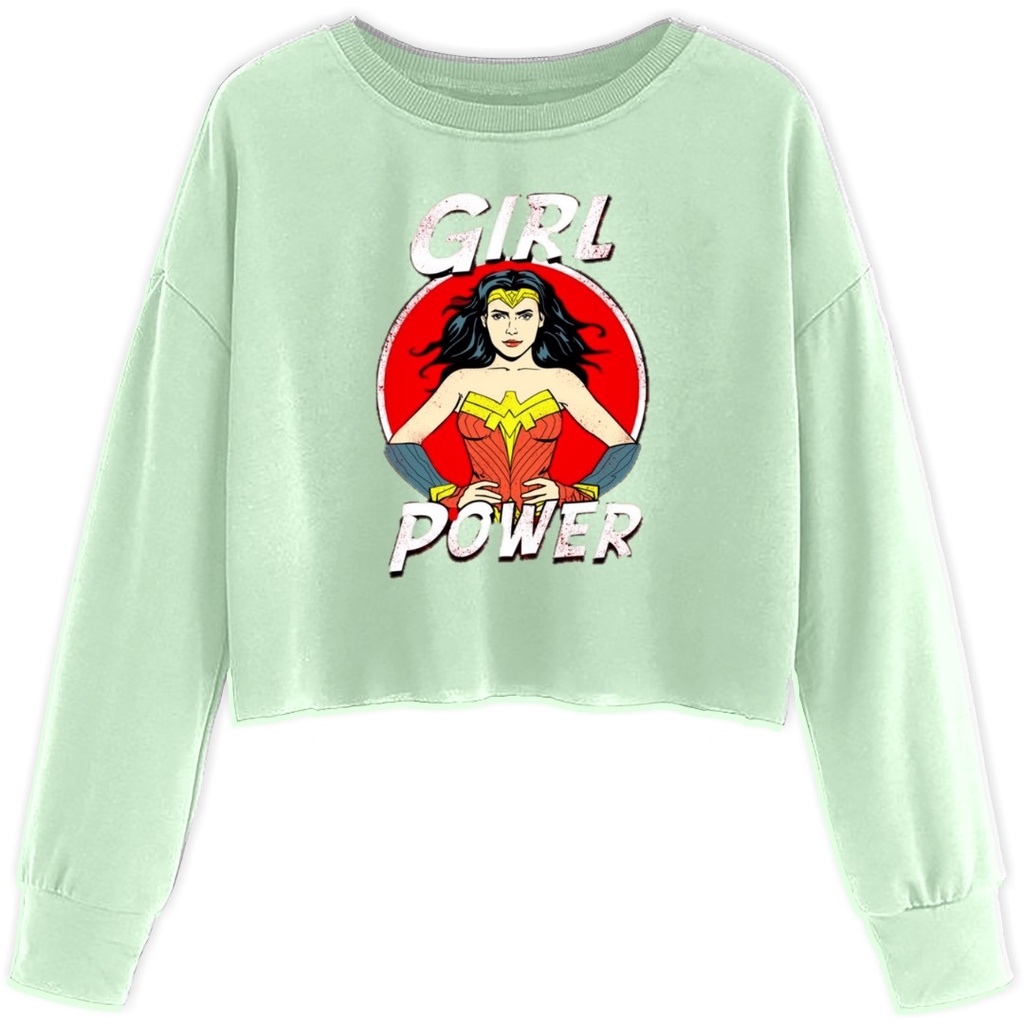 SWEATER CROP GIRL POWER GAWAOFFICIAL