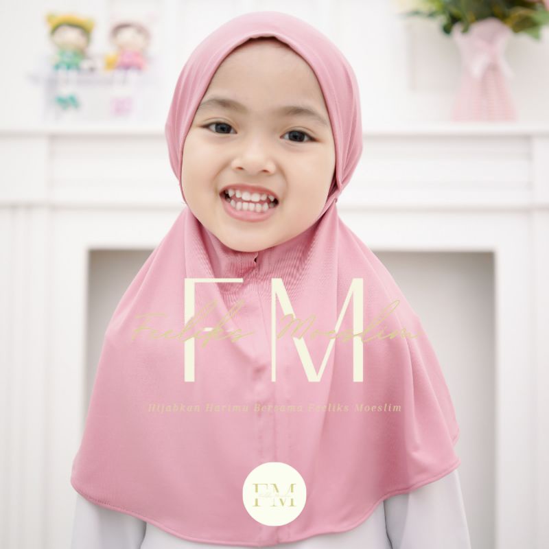 Hijab Anak Bergo / Hijab nyaman lucu murah kualitas PREMIUM