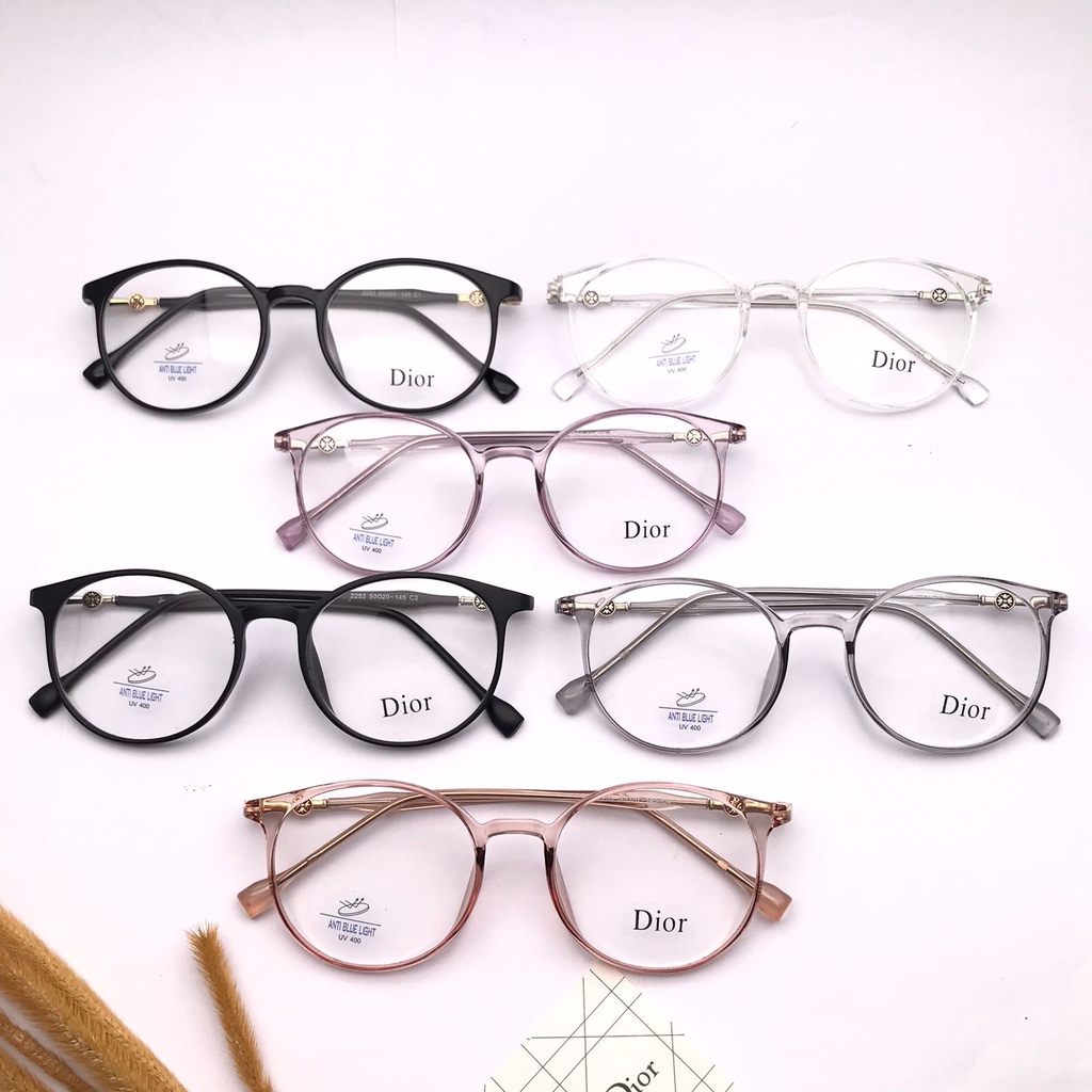 12.12 SALE !! ( COD ) Frame Kacamata Fashion Wanita CD JT2253 Super Free Cairan Lap