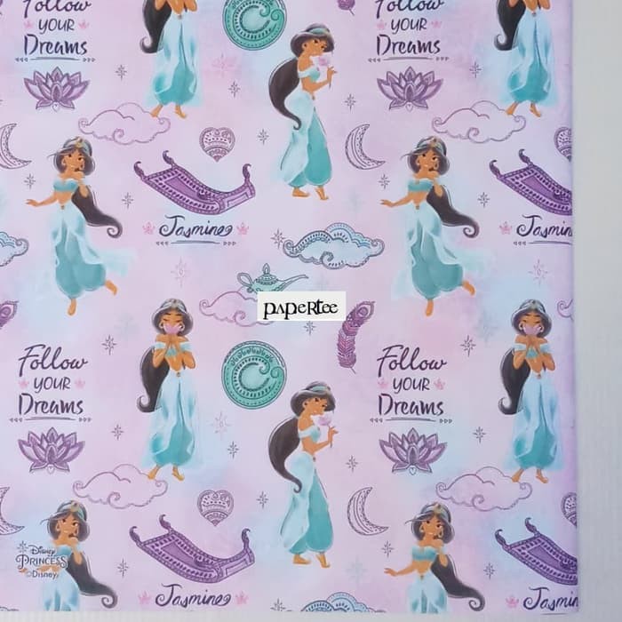 

eq131 Kertas Kado Princess Jasmine Follow Your Dream Paper Craft