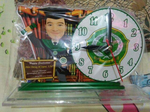 Plakat Wisuda, Ultah, Wedding+ Jam Uk 12x18cm (4mm)