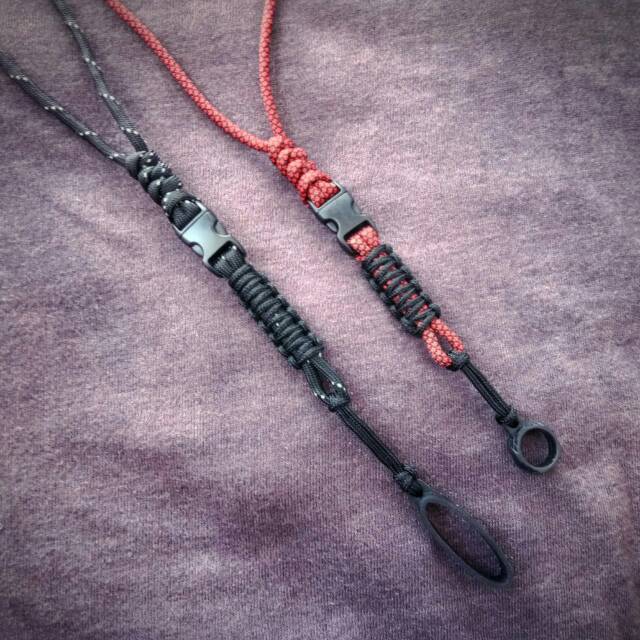 

Lanyard pods paracord + ring karet