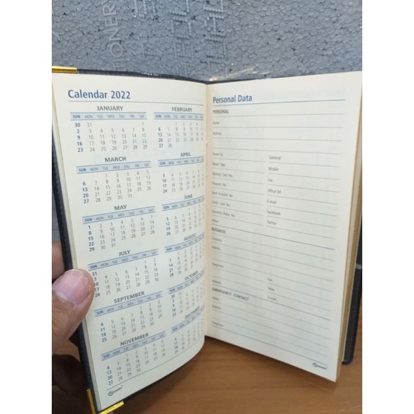 Buku Agenda 2022 Pocket diary A6