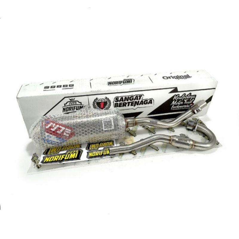 Knalpot Kenalpot Muffler ORIGINAL NORIFUMI JUMPZ Stainless CRF 150 L