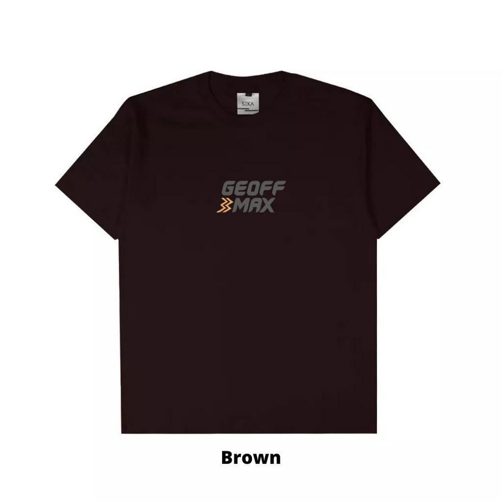 Hipokrit Official Shop - Unisex T-Shirt Brown Geoff Max Dop Size M.L.XL Best Quality Combed 30s