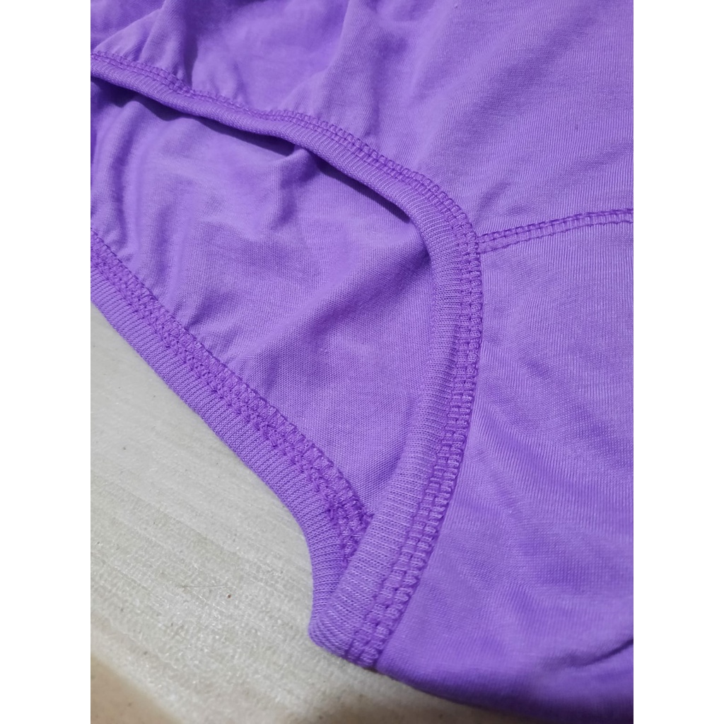 6 Pcs &amp; 12 Pcs Celana Dalam Wanita Jumbo 5L 4L 3L XL L CD Wanita Big Size Ibu Hamil Elastis Adem Katun