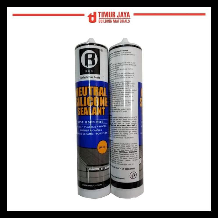 

BAYAR DITEMPAT BEST LEM SILIKON SILICONE SEALANT NEUTRAL KACA DEXTONE KODE 224