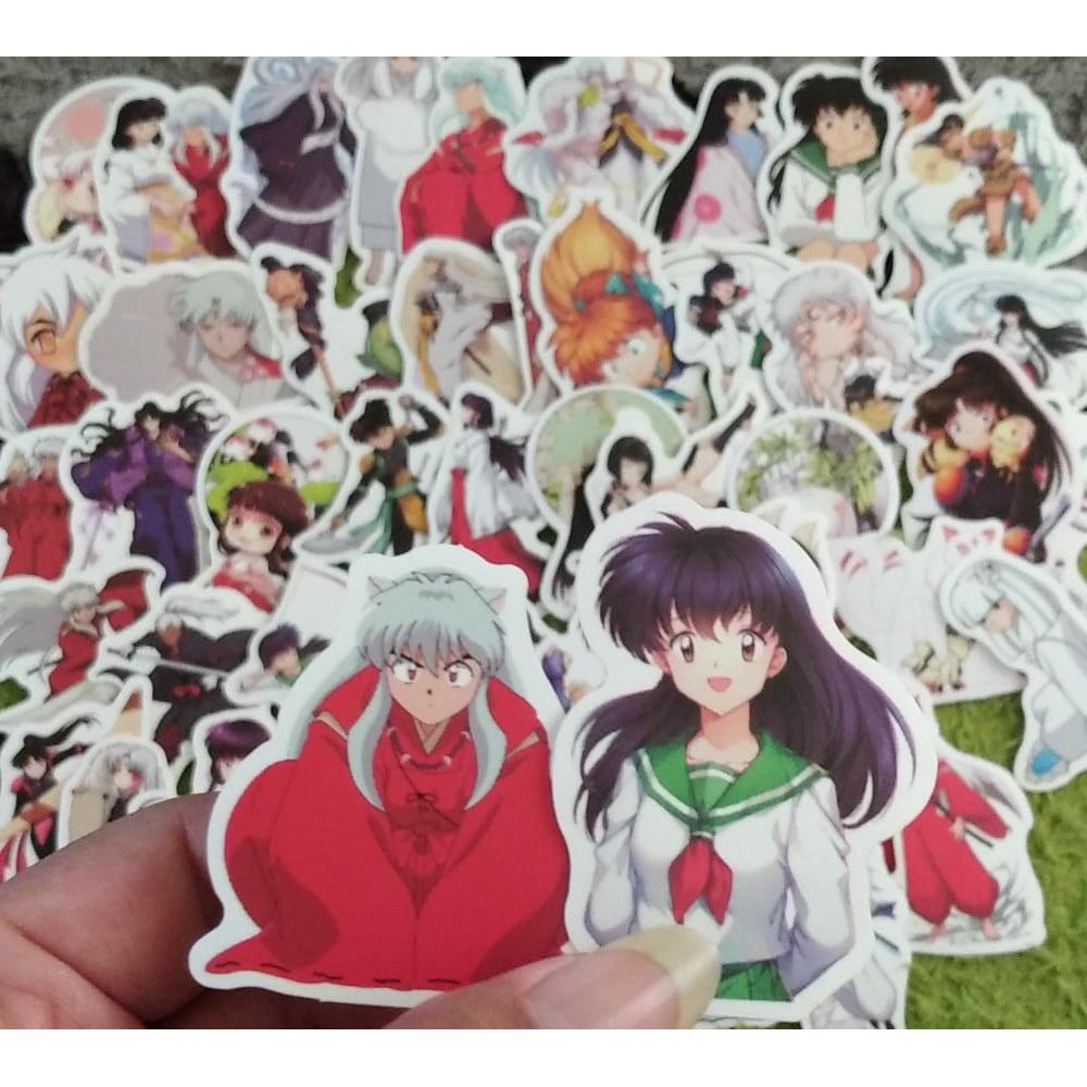 Keren Dan Murah - Stiker Anime Inuyasha Kagome Seshomaru Kikyo
