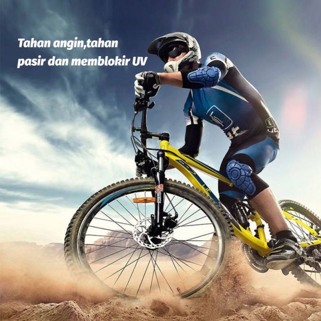 Kacamata Goggles Ski Sport Pelindung Kabut Anti Radiasi UV