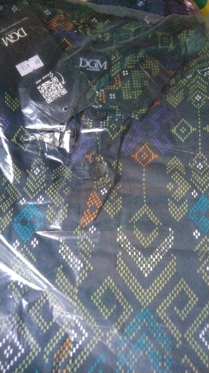Dgm Fashion New Arrival Distro Batik Pria Bordir Sogan Batikaf Notoarto Batik Ipnu-ippnu Hem Pria