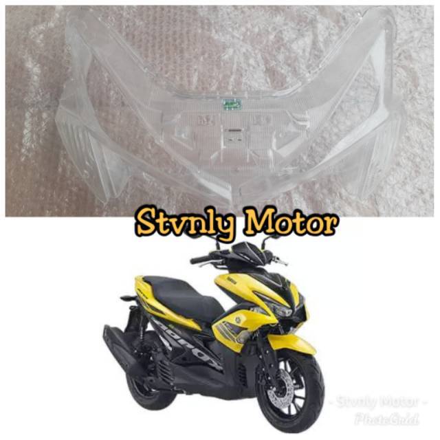 kaca mika lampu depan aerox