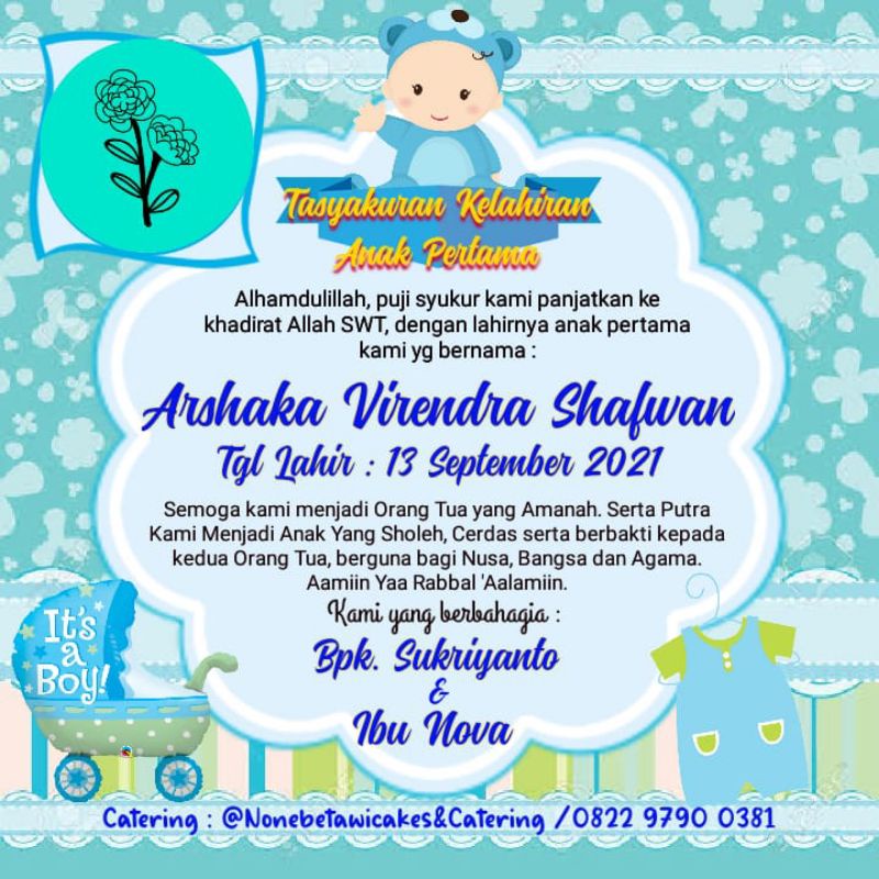 

STIKER ACARA AQIQAH UNTUK NASI BOX