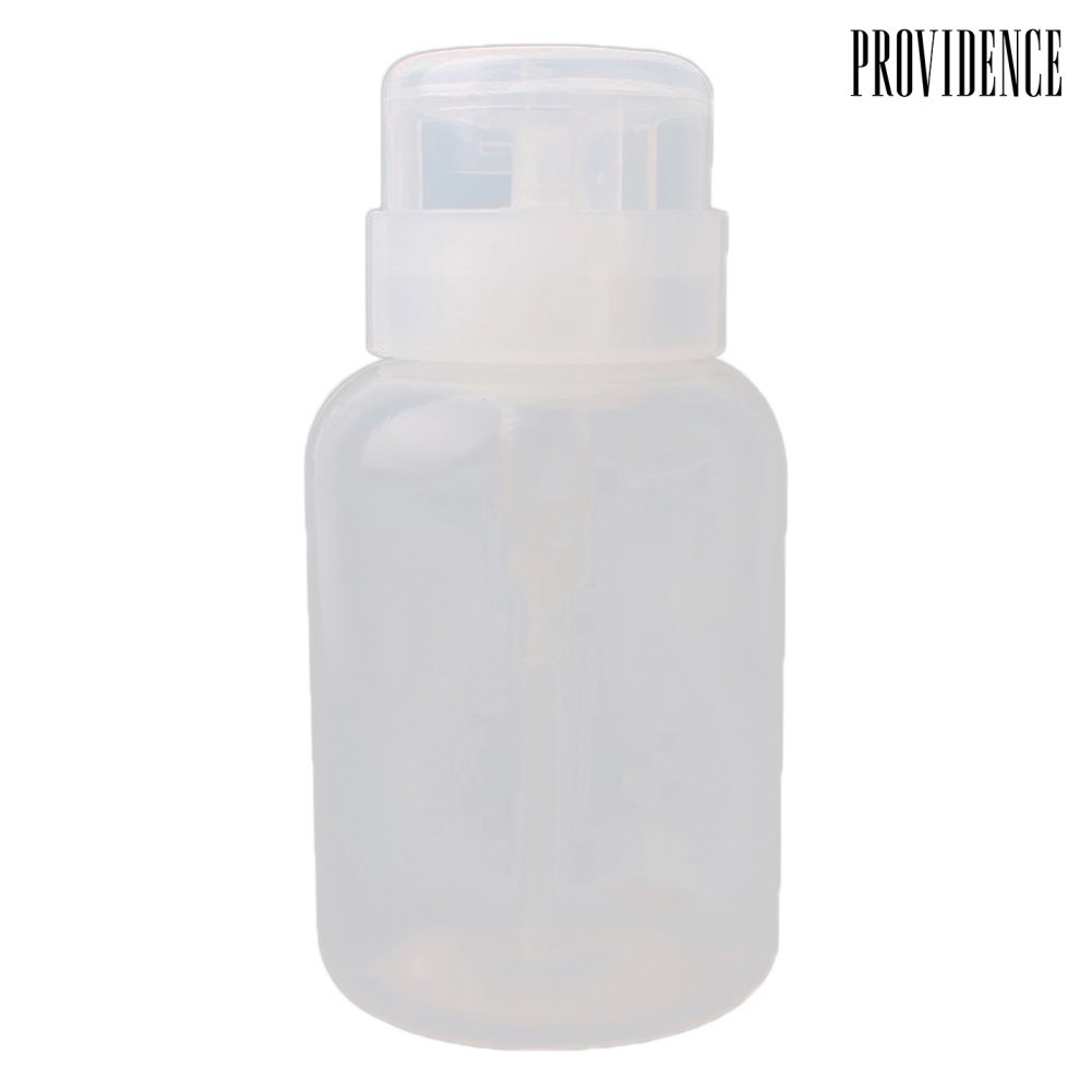 Providence 200ml Alcohol Nail Polish Remover Liquid Press Bottle Dispenser Empty Container