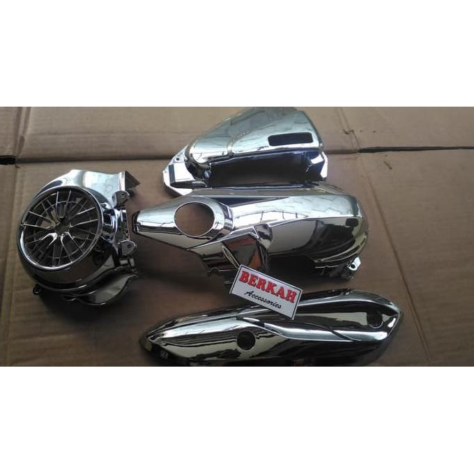 Paket Full Set Cover Cvt Beat Esp Beat Pop Esp & Scoopy Esp Chroom Grosir