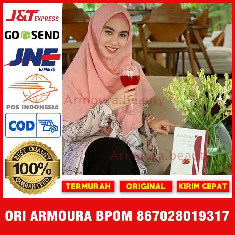 2 Box Armoura beauty drink minuman diet pelangsing penurun berat badan 100% Ekstrak Buah Plum