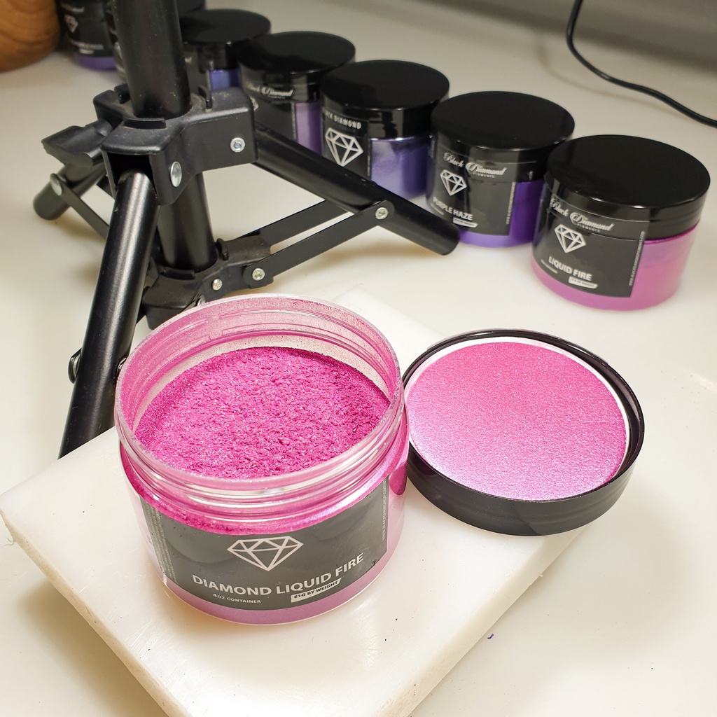

DIAMOND LIQUIDFIRE BLACK DIAMOND 5 GR HIGH PURITY MICA PIGMENT POWDER