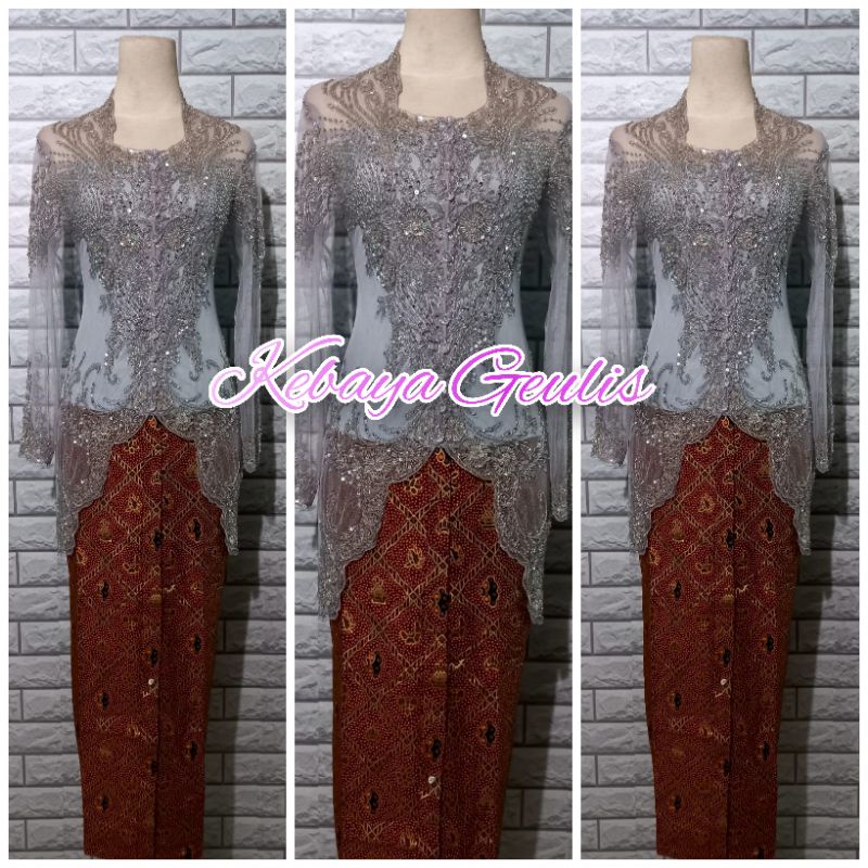 set kebayapesta kebaya wisuda MODERN kebaya ibu besan model merak bisa COD termasuk longtorso dan ro