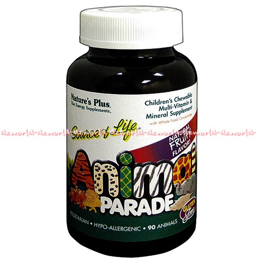 Nature's Plus Animal Parade im booster Multivitamin 90tablet Untuk Pertumbuhan Anak Nature Plus