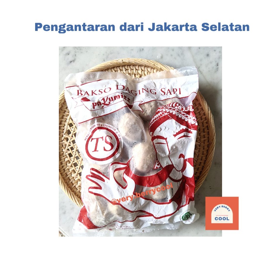 PaKumizz Bakso Daging Sapi TS isi 25 pcs @30g (750g) Baso Pak Kumis