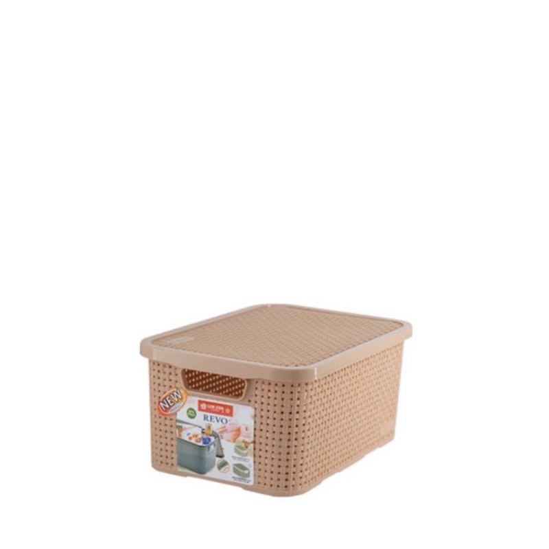 LION STAR - REVO STORAGE BOX NO 7 - NO 10 / KERANJANG SERBAGUNA TUTUP