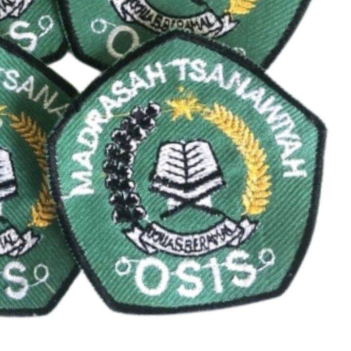 logo mts 1 biji  logo / atribut / emblem / bordir / bordiran / boldir/ Alat jahit / kebutuhan menjah