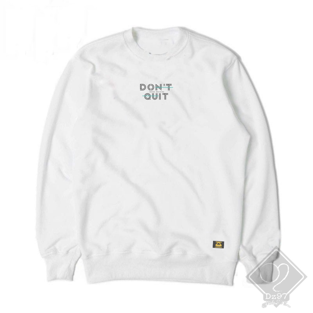 Sweater Crewneck Distro Pria Wanita CN White Original-Sweter Crewnek Cowok-Switer Putih Crowneck Ori